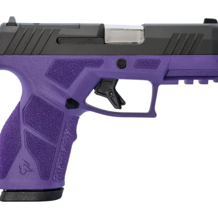 Taurus 1-GX2P931DP GX2 T.O.R.O. Compact Frame 9mm Luger 13+1 3.38" Matte Stainless SharpShooter Barrel, Black Alloy Steel Optic Ready Slide, Deep Purple Polymer Frame w/Picatinny Rail, Textured Grip