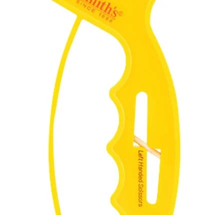 Smiths Products JIFFS 10-Second Knife & Scissor Sharpener Hand Held Fine, Coarse Carbide, Ceramic Sharpener Plastic Handle Yellow