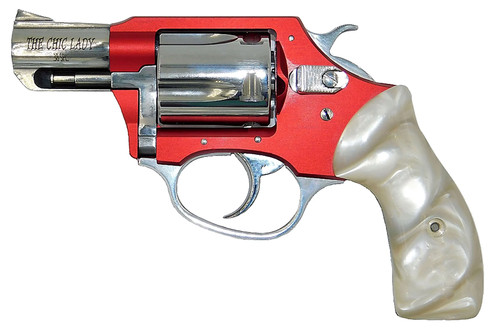 CA CHIC LADY 38SPL 2 SS RED PEARLITE SHOOTER