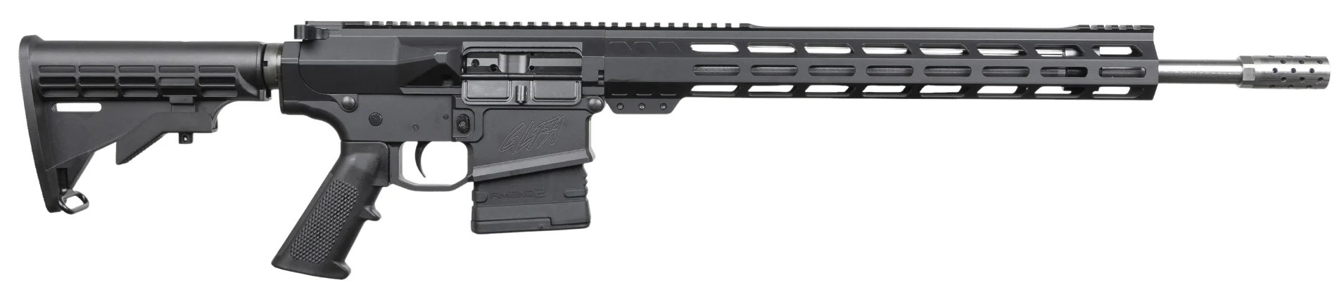GLFA AR-10 308WIN 18 SS BLK RECEIVER 10RD