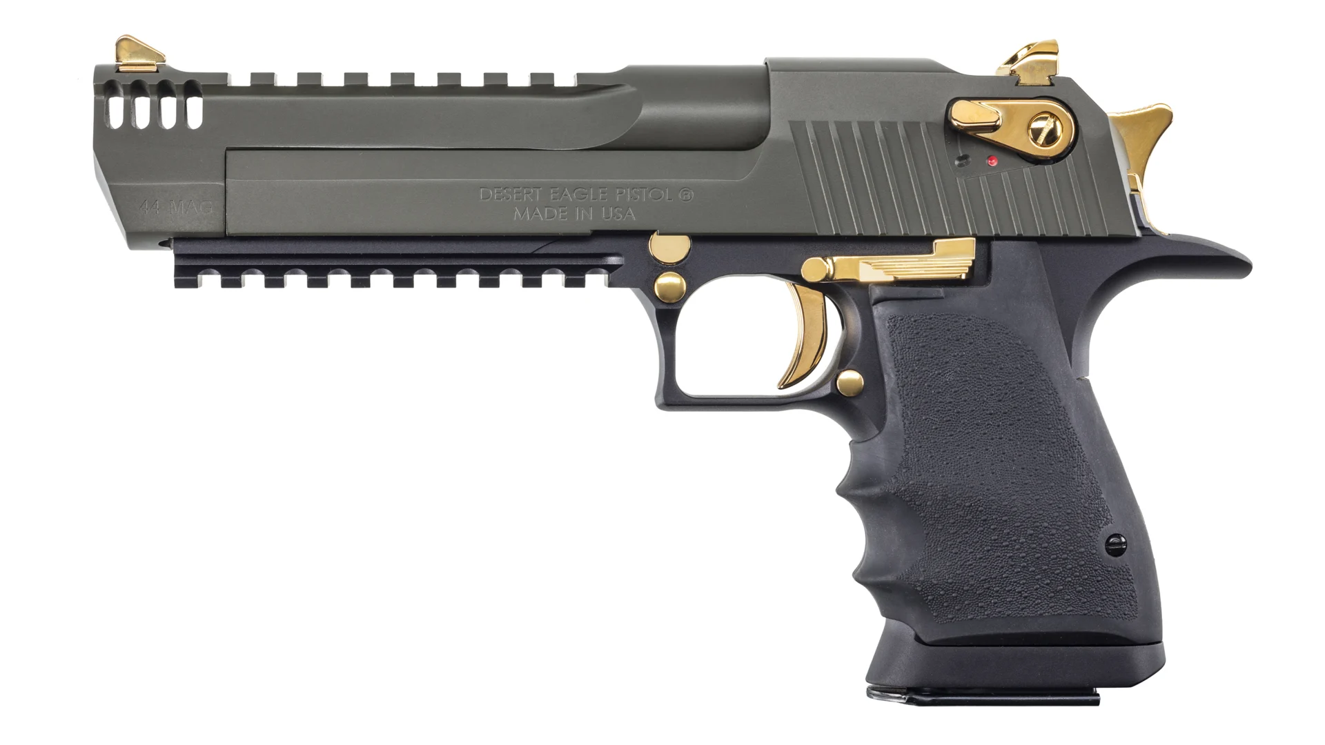 MGNM RSRCH LT WEIGHT DE44 PSTL GREEN/GOLD APPTMNTS 6" BARREL