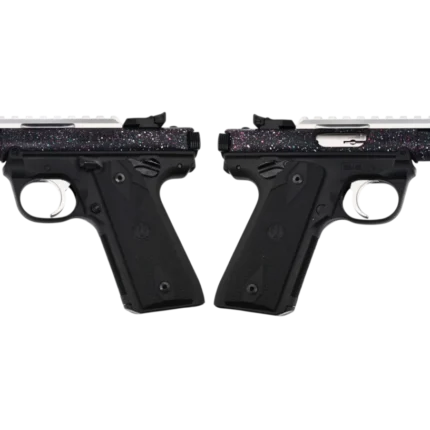 RUGER MARK IV 22/45 22LR PISTOL 4.4" T.B. SPLATTER 2-10RD MAGS