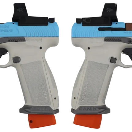 CANIK TTI COMBAT SMOKE TRACKSIDE W/MECANIK OPTIC 9MM PISTOL 4.6" 2-18RD