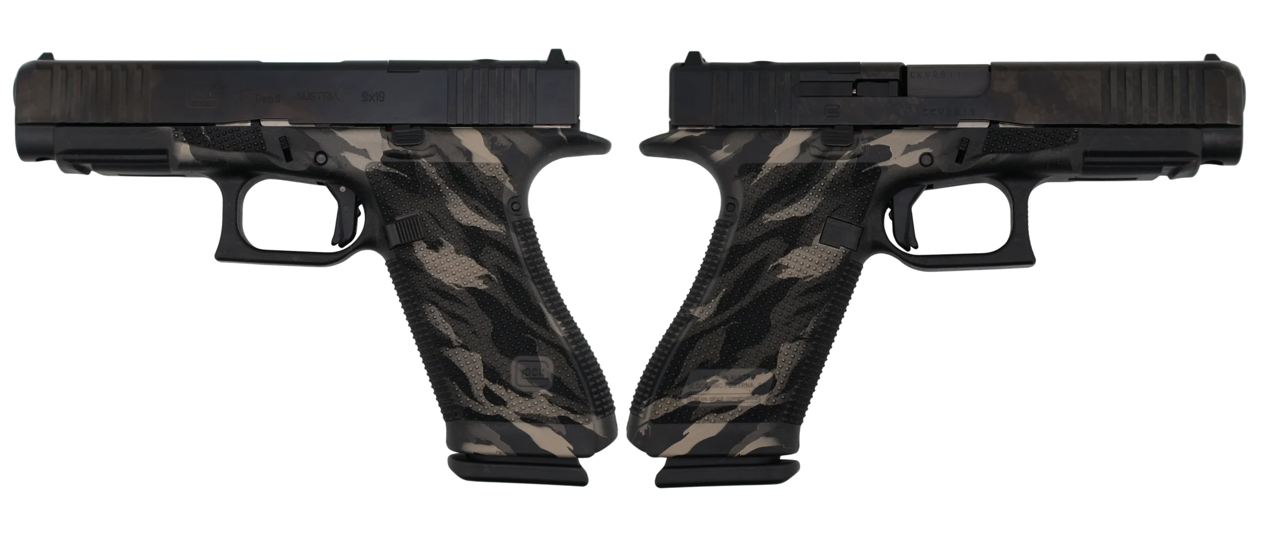 GLOCK 17 GEN6 ORS 9MM PISTOL TIGER STRIPE 4.49" FXD COMM 3-17RD MAGS